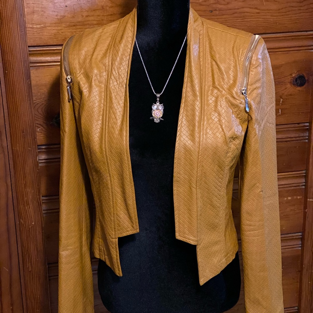 Faux Leather Jacket